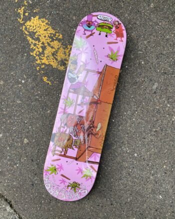 Tabla Skaterror - Locos por el weed