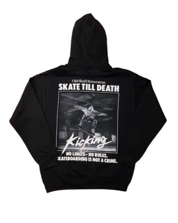 Hoodie Old Skull - Skate Till Death