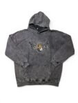 Buzo de capota Pentada - Gris Acid Wash