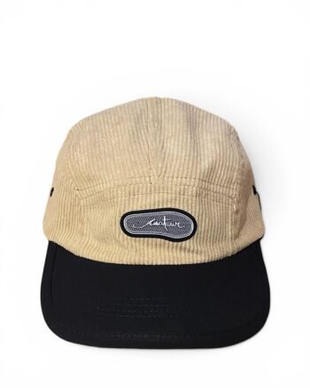 Gorra Amateur 5 paneles corduroy Beige