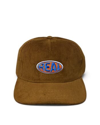 Gorra Blanda Corduroy Real Skateboards - Bubble Oval